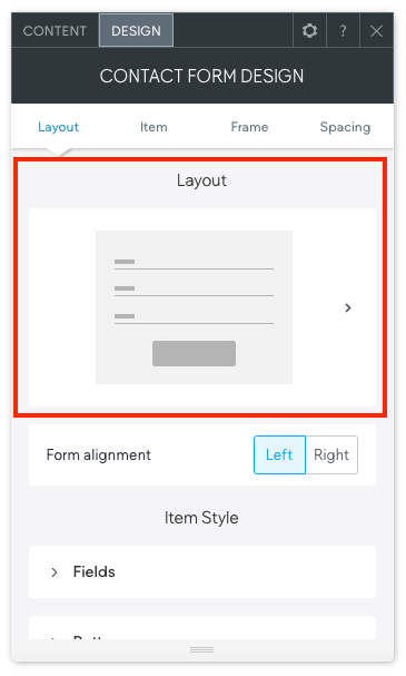 Layout vs post mode