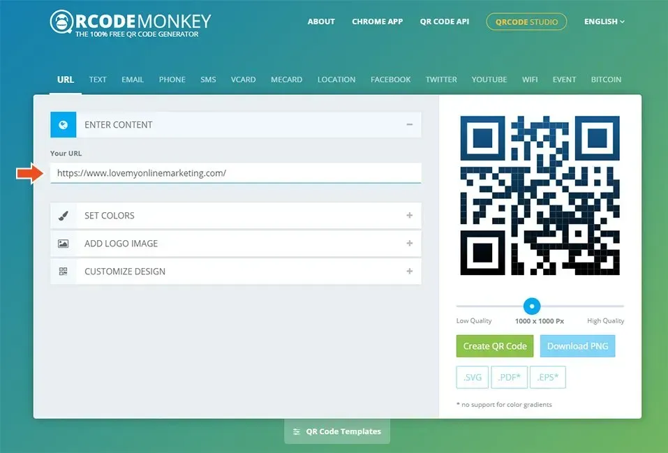 QR codes and content promotion
