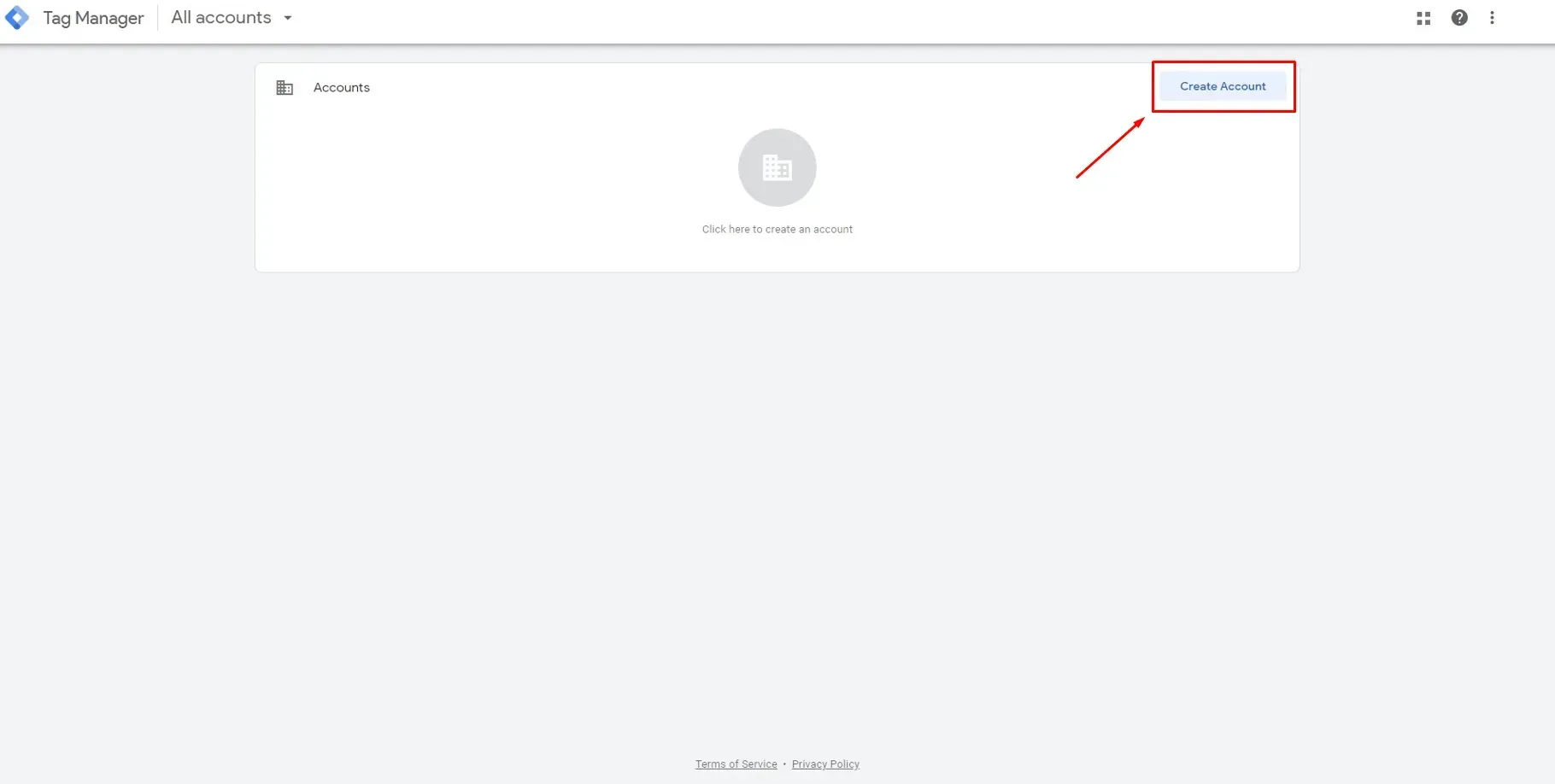 creating an account