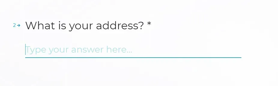 a question with a blank answer box