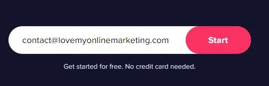 filled out text field