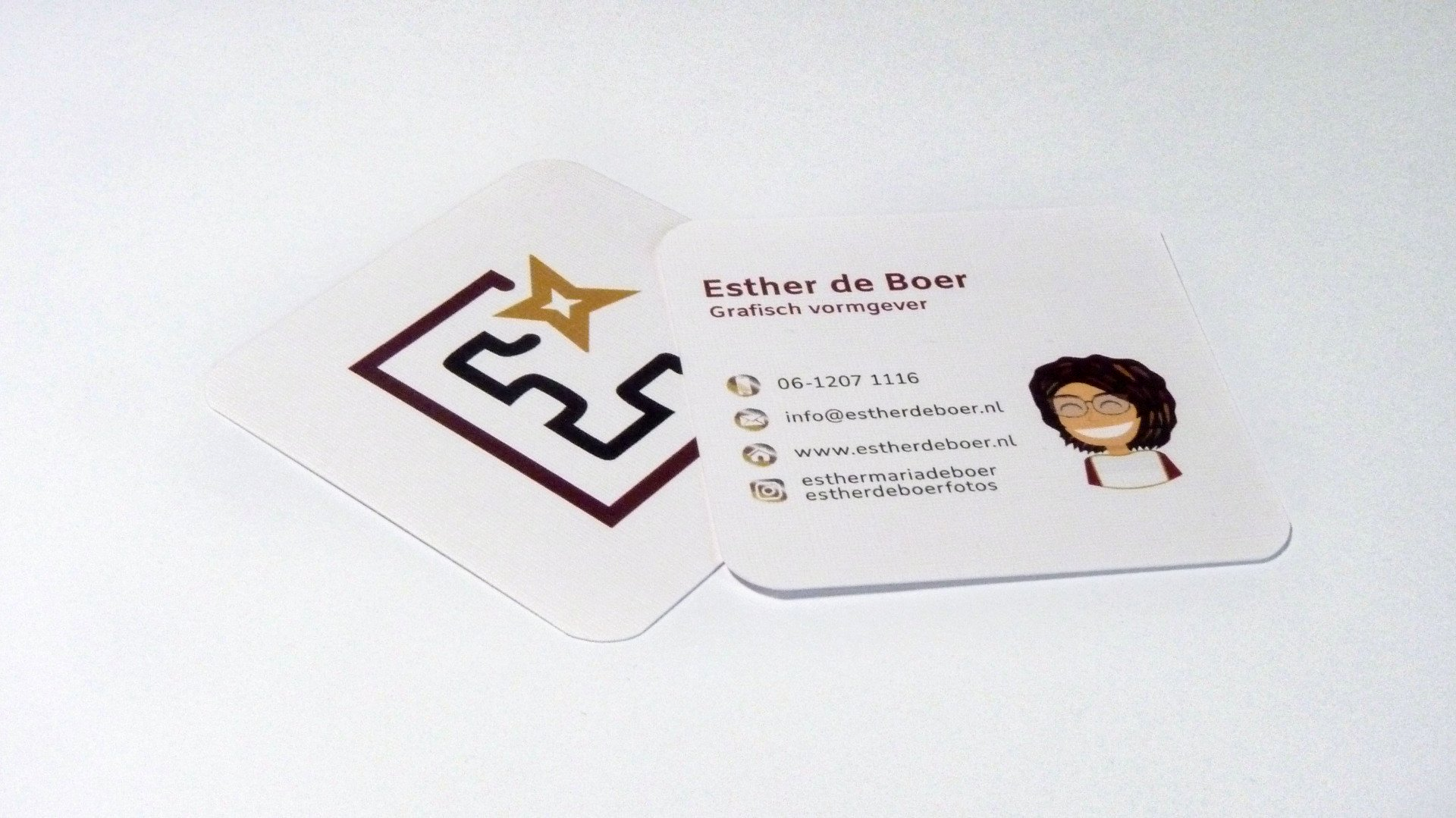 esther de boer, visitekaartjes