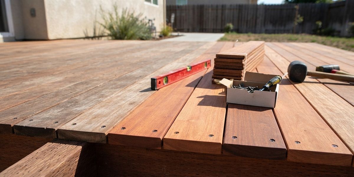 Local deck repair and installation project completed in Hollister, CA.