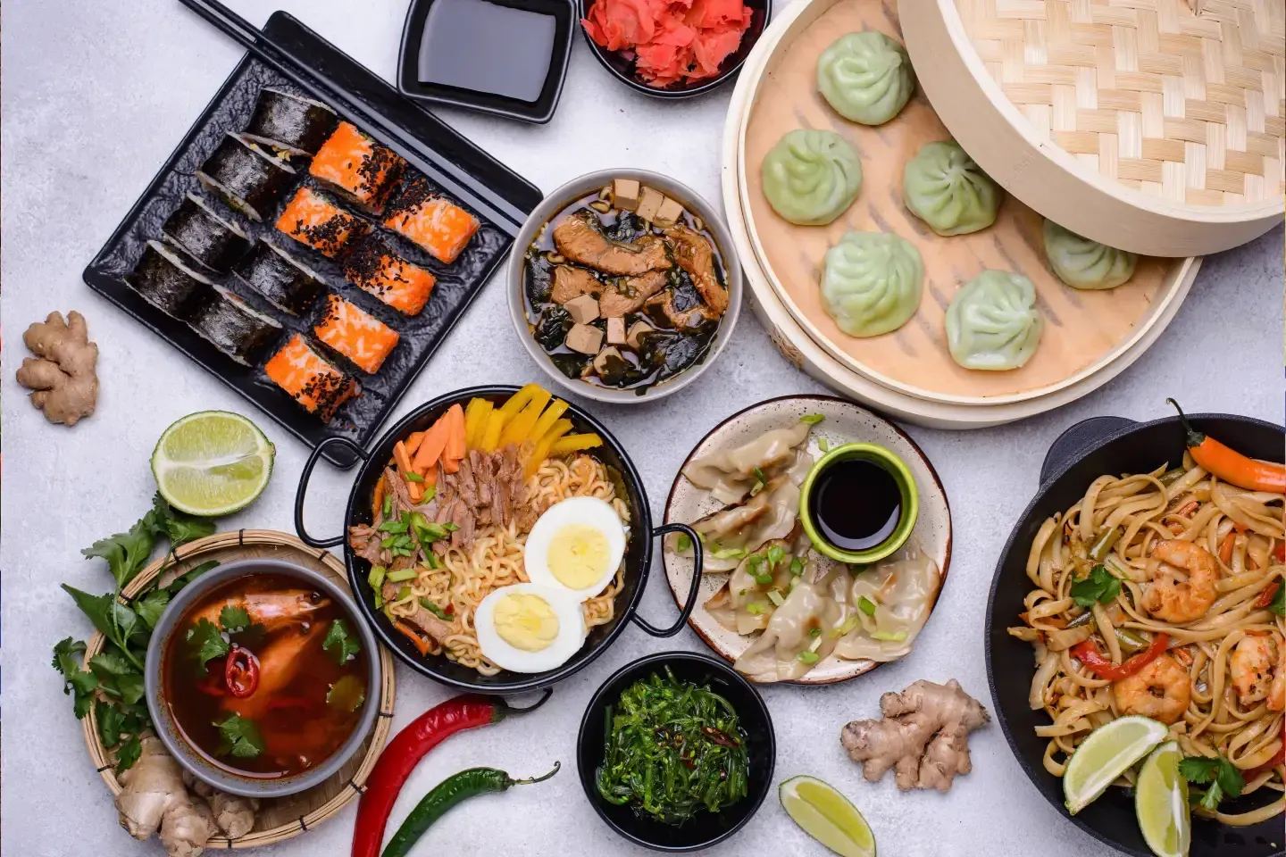 Asian-Inspired Cuisine