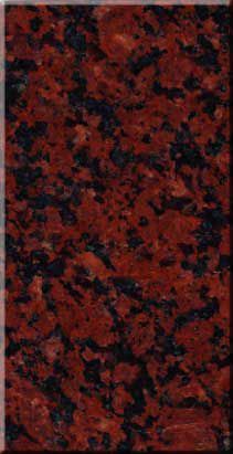Red and black speckled granite texture panel