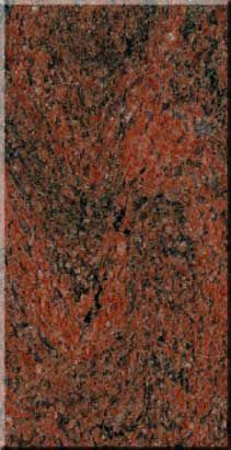 Reddish-brown speckled stone slab with a mottled, textured surface