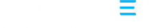 Blue hamburger menu icon on a white background