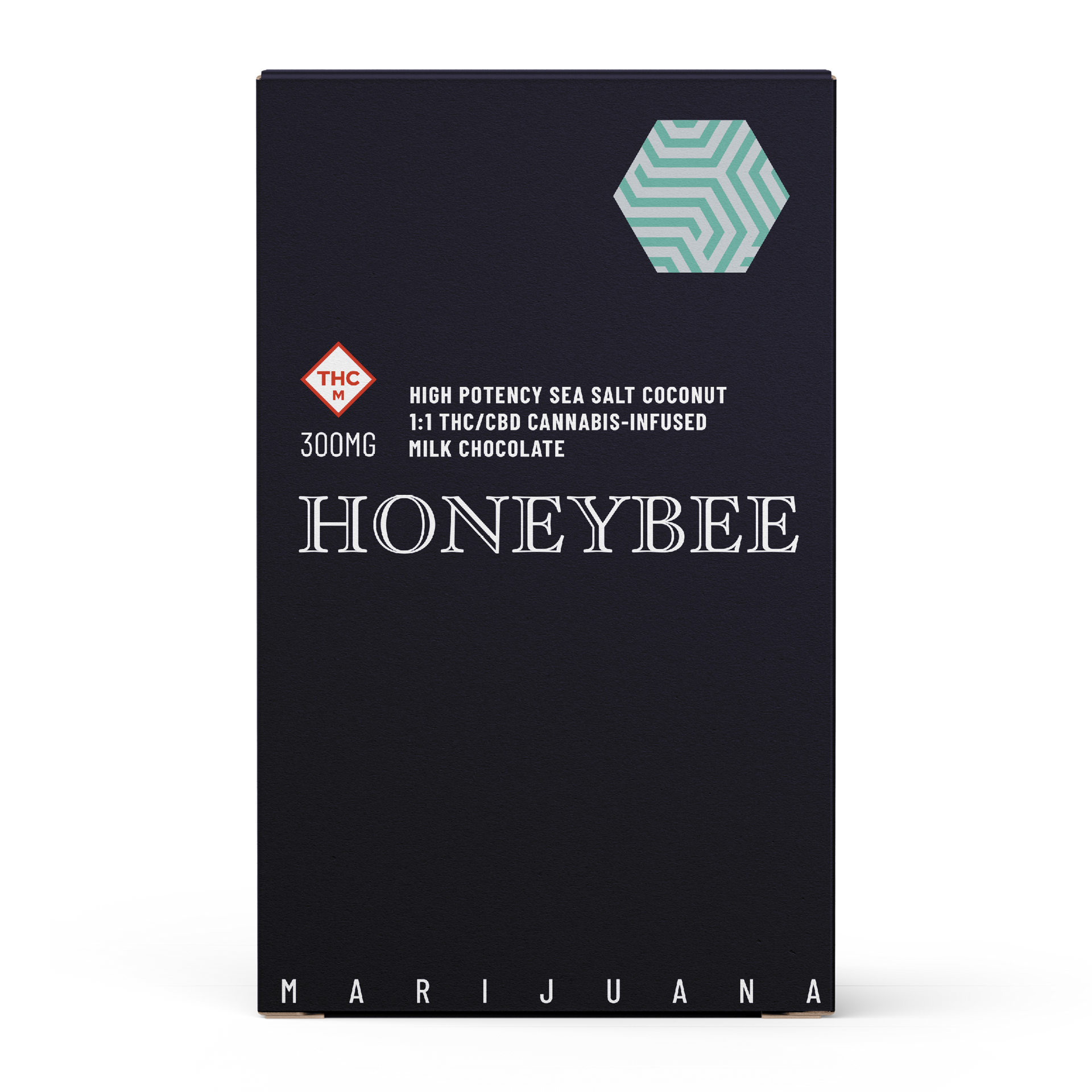 High Potency Toasted Coconut + Sea Salt 11 CBD Chocolate Honeybee