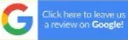 Google logo and blue button reading “Click here to leave us a review on Google!”
