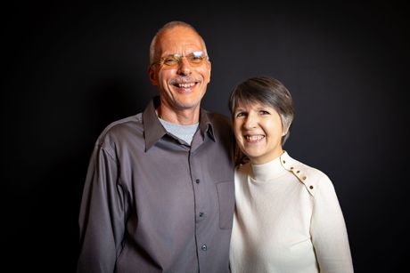 Man and woman in photo