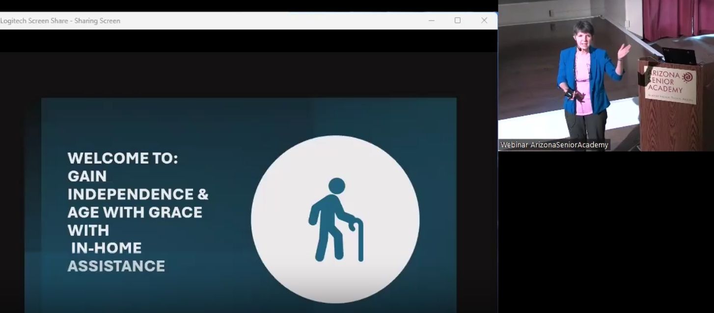 Screenshot of a Powerpoint screen and in the upper right corner is the Speaker Dr. Jan