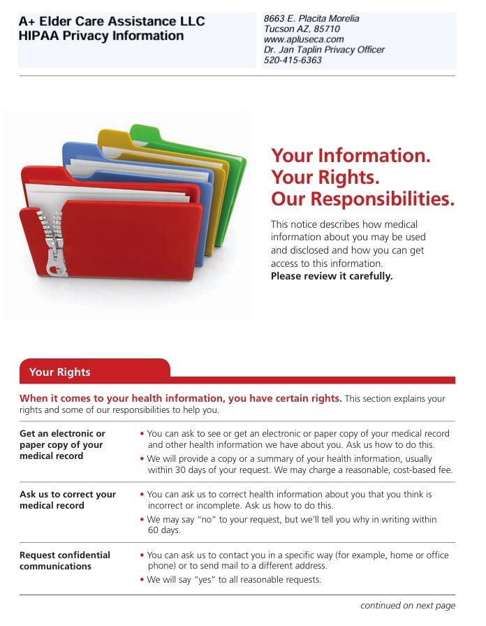 HIPAA PRIVACY POLICY IN DOWNLOADABLE FORMAT
