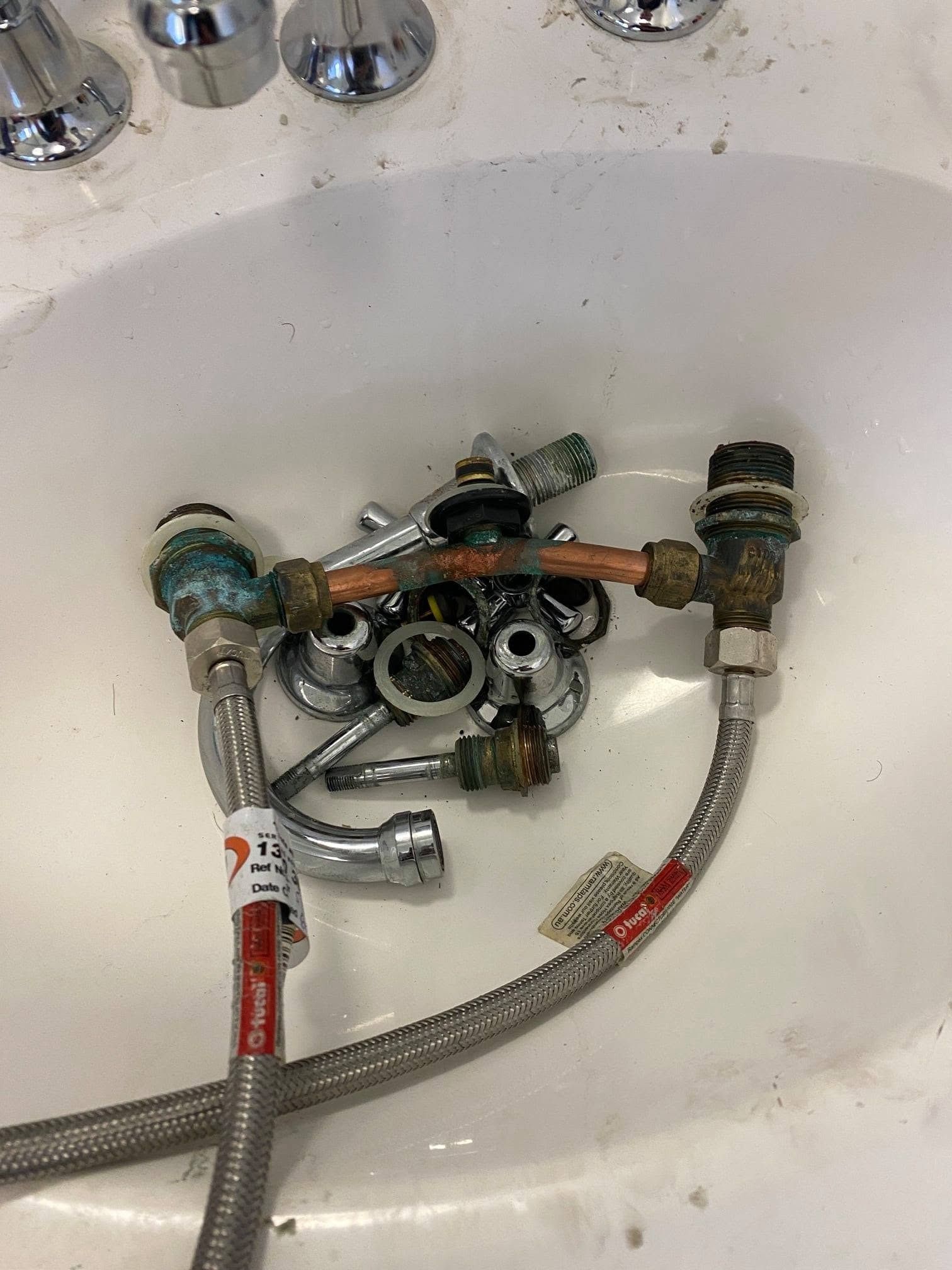 Sink With Broken Faucet in Townsville