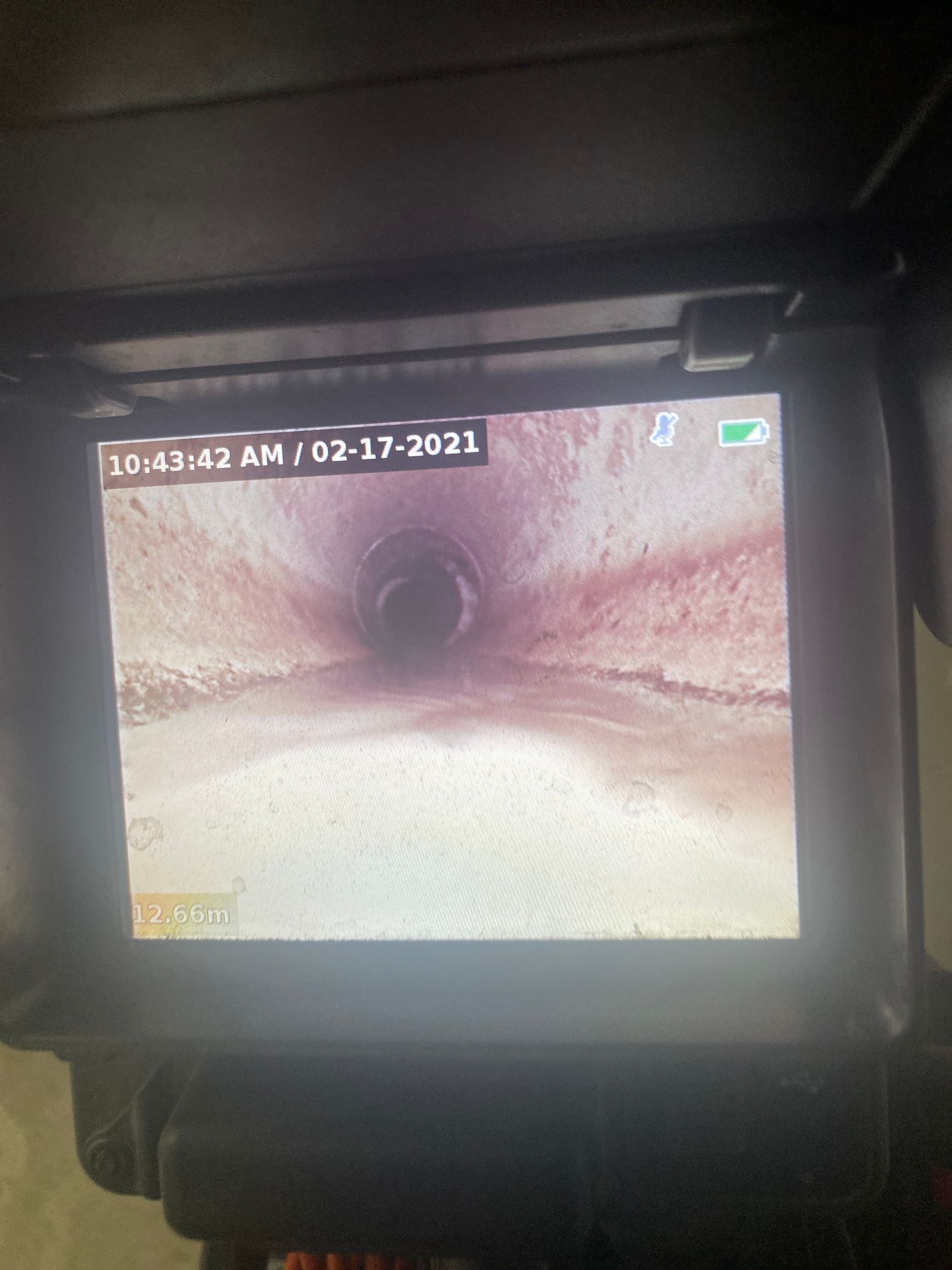 Drainage Pipe View on a Screen — Top To Bottom Plumbing in Garbutt, QLD