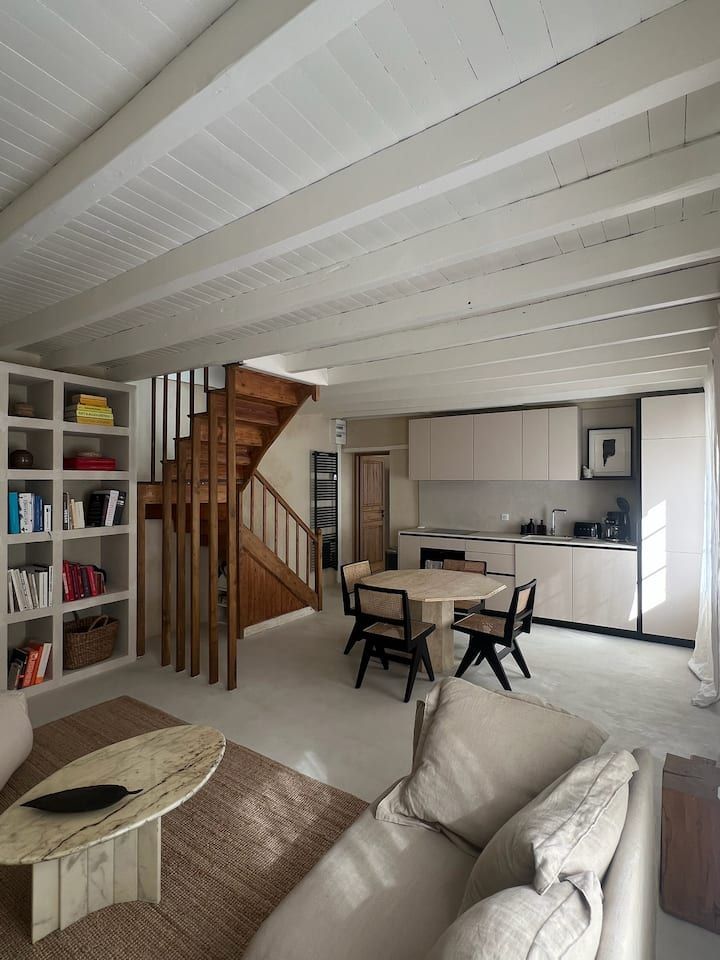 Intérieur du gite Casa Eterea près de Fécamp à Yport
