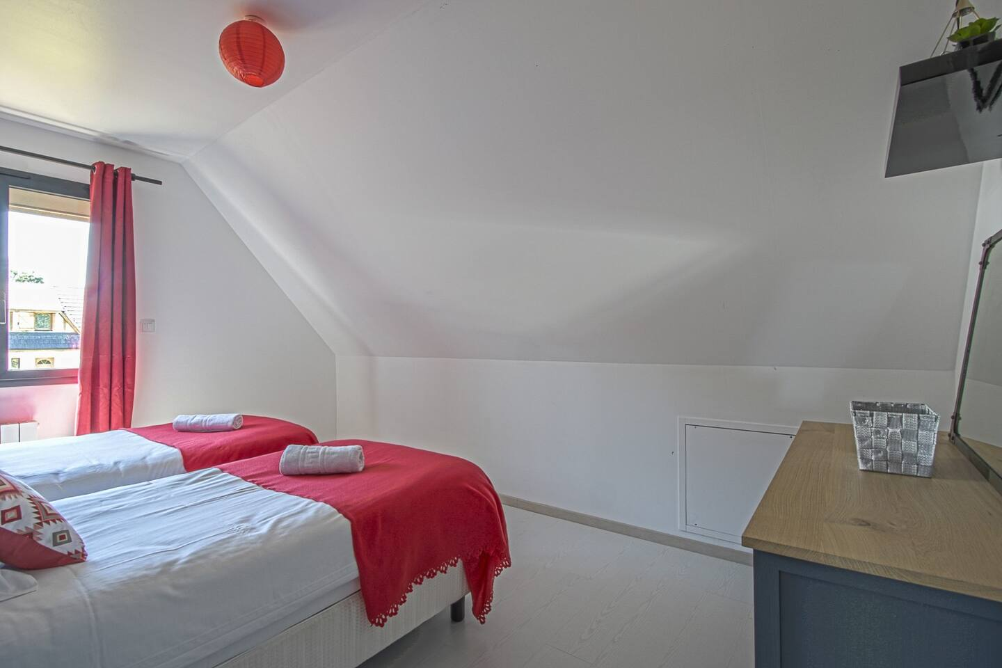 Chambre 2 lits simple