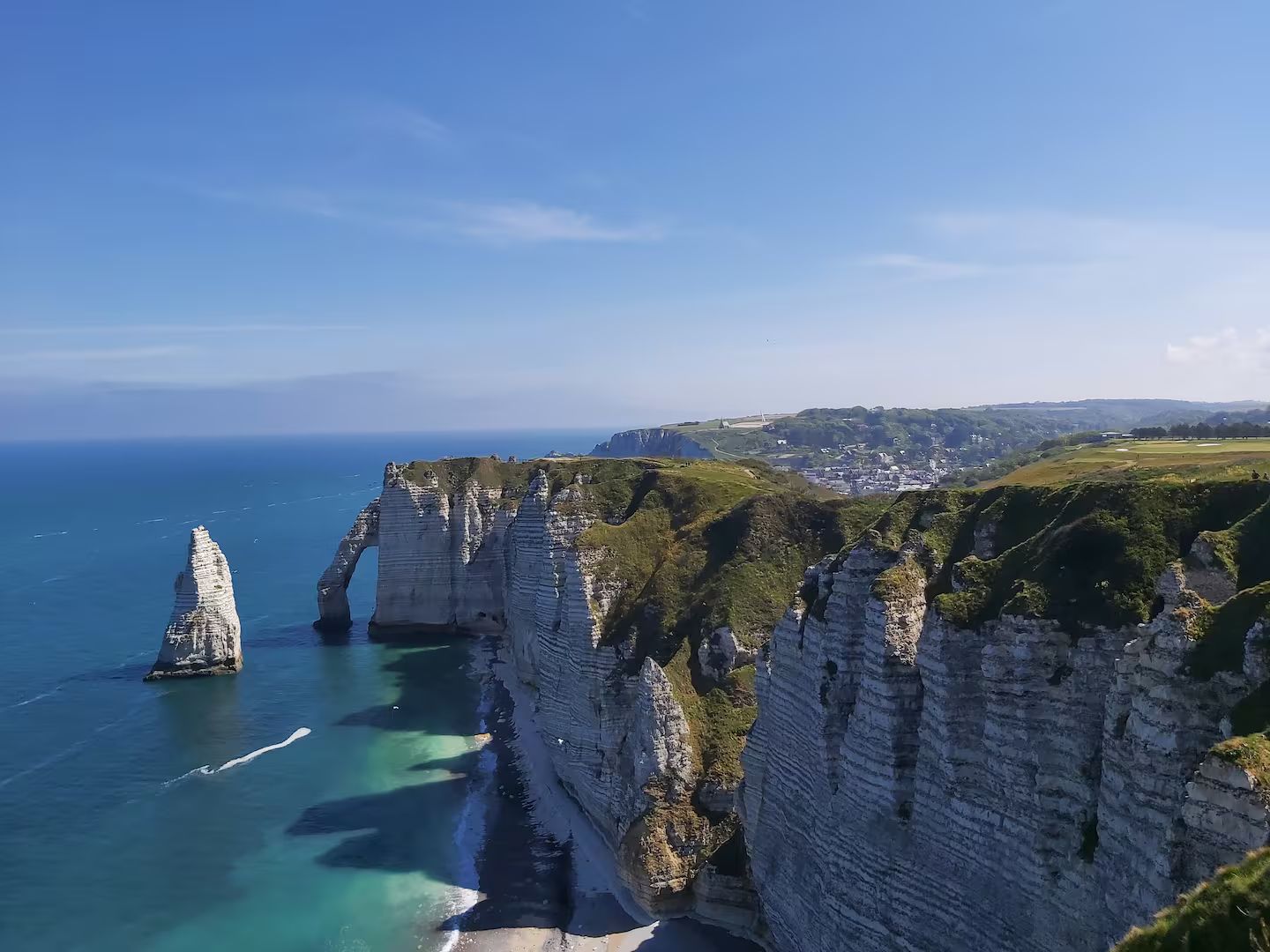 Photo des falaises d'Etretat