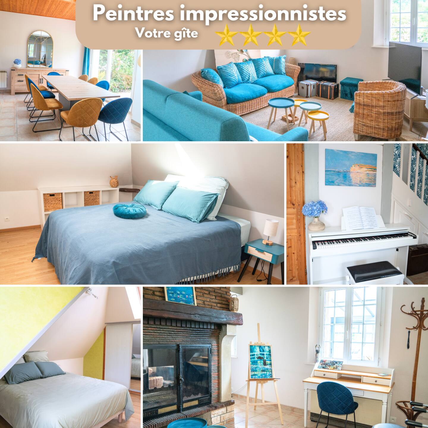Gite peintre impressionniste etretat