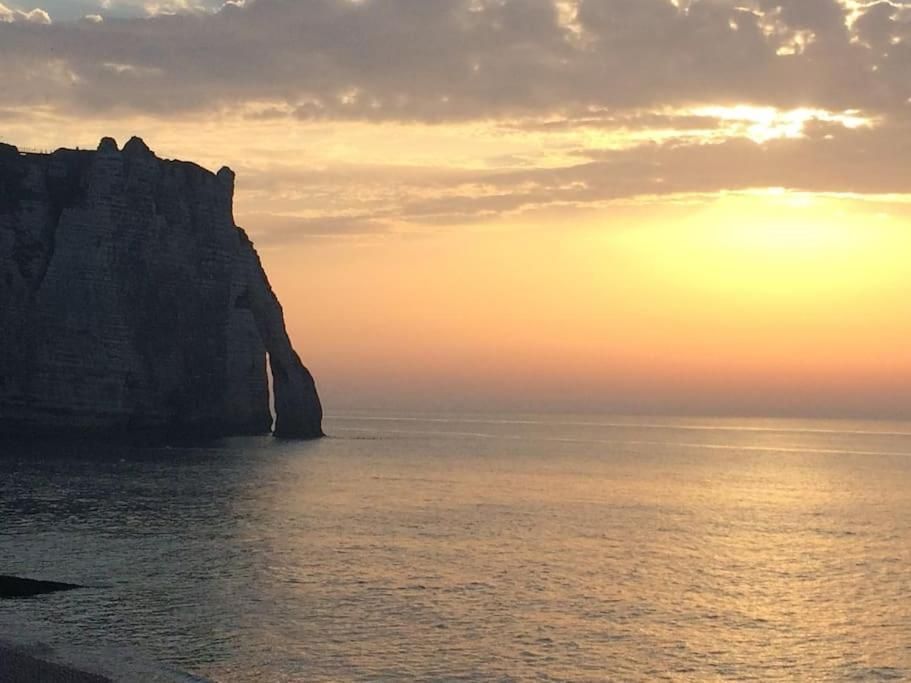 Belle vue sur Etretat