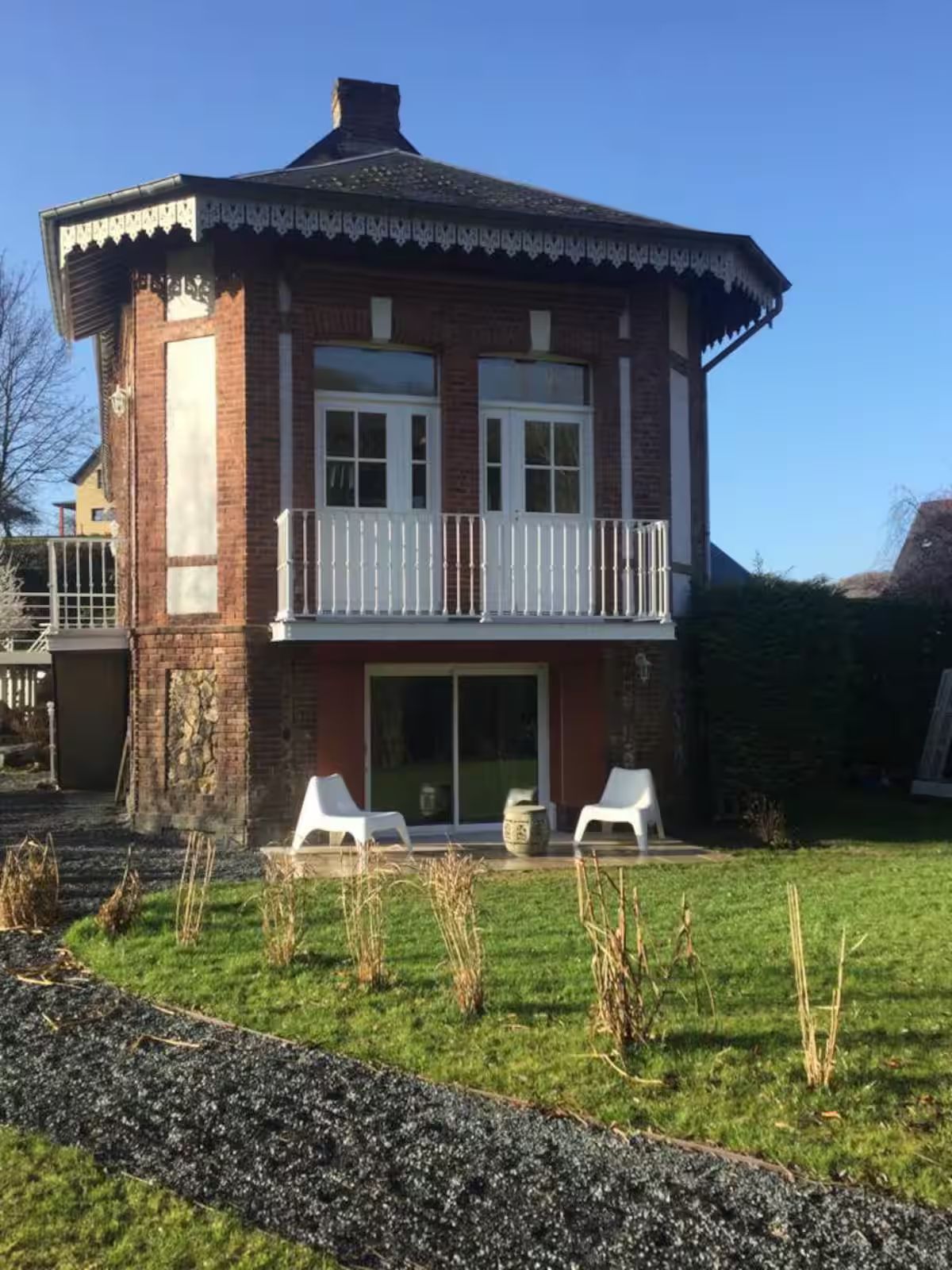 Vue extérieure du gite à Ganzeville