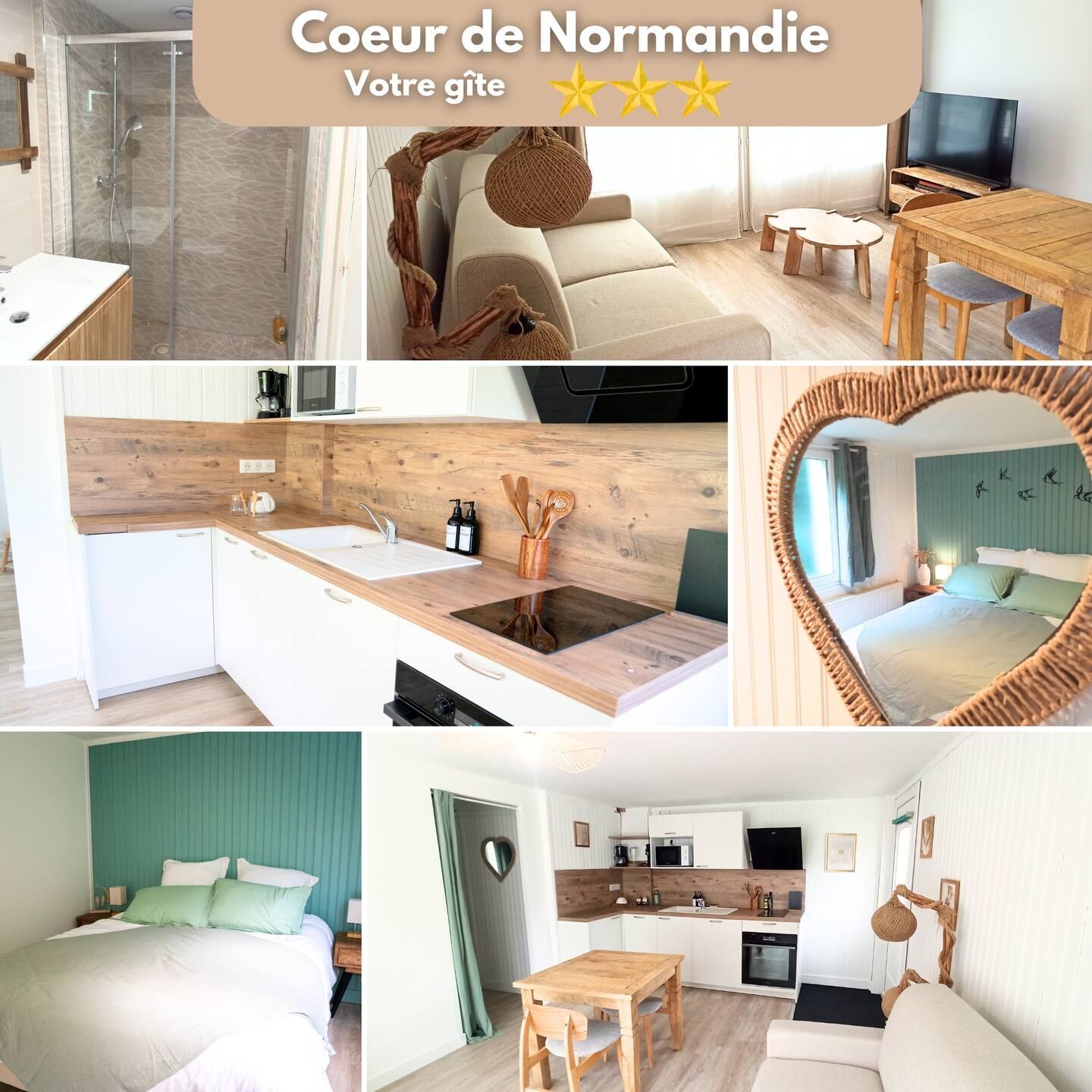 Quelques photos du gite coeur de normandie à Etretat