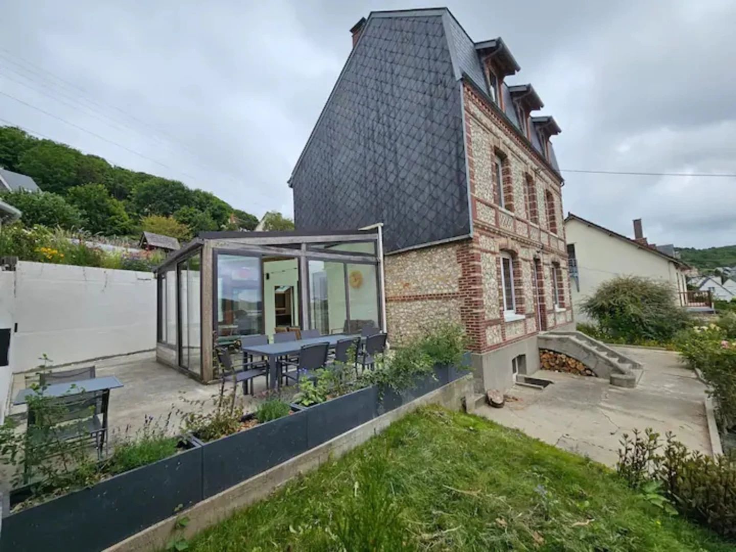 Villa vue port fécamp gite photos de la maison intérieur et extérieur
