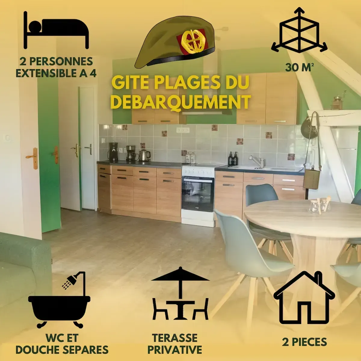 gite plages du débarquement Etretat