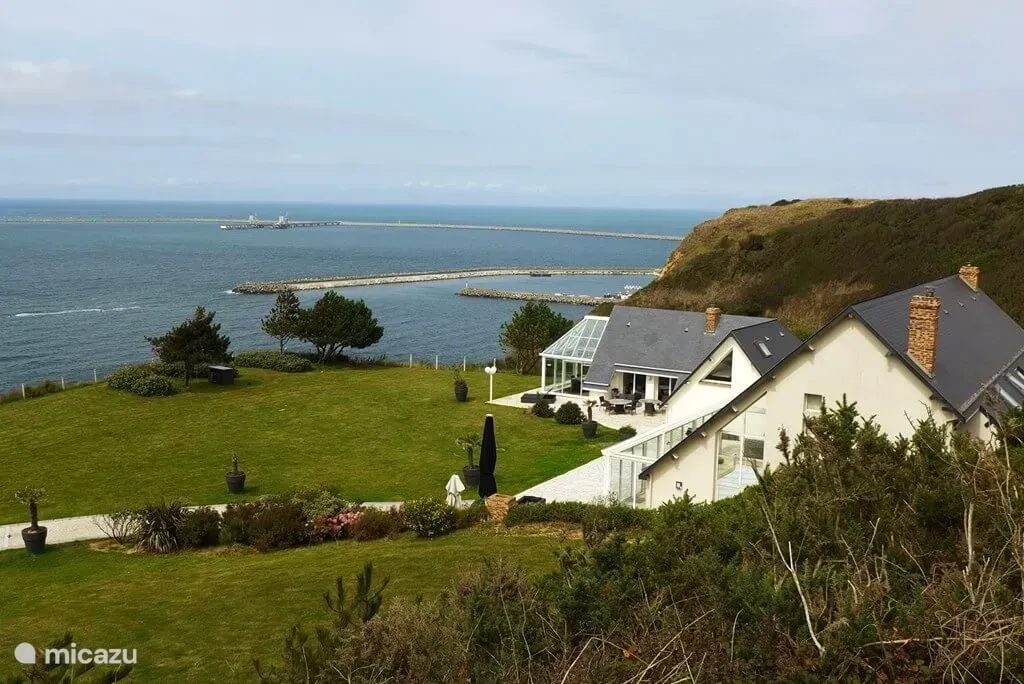 Photo du sea cliff house avec vue sur Antifer à Saint Jouin Bruneval