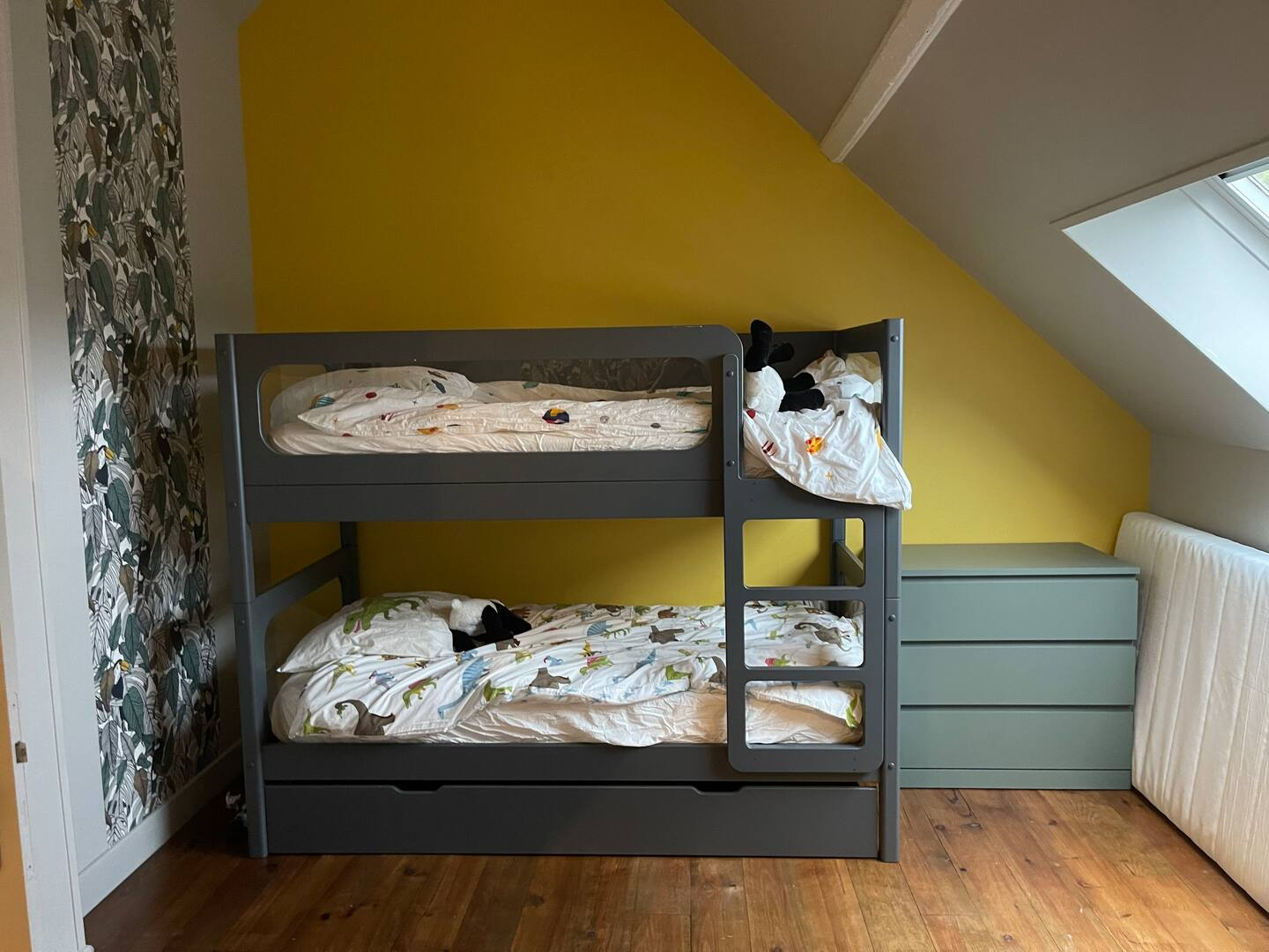 Chambre avec lit superposé