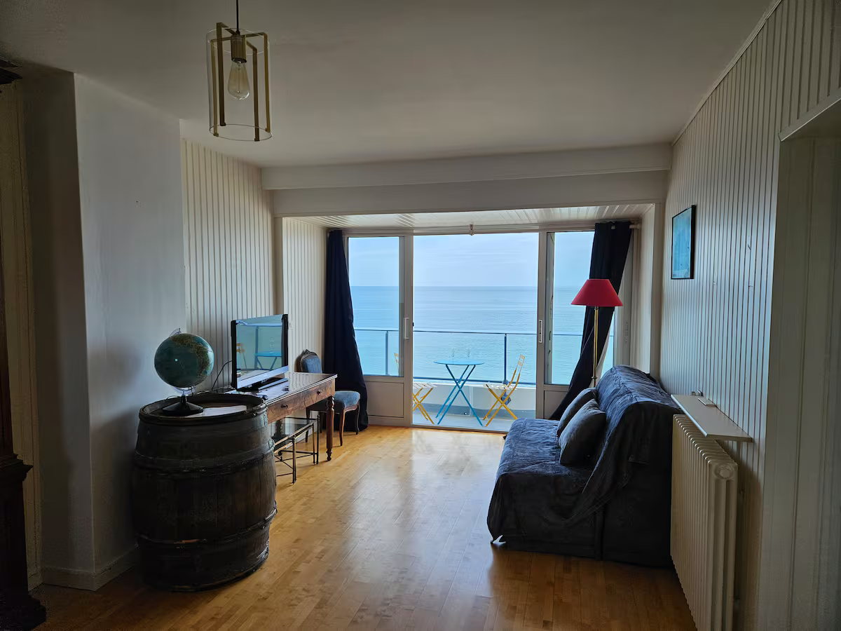 Vue mer depuis le salon