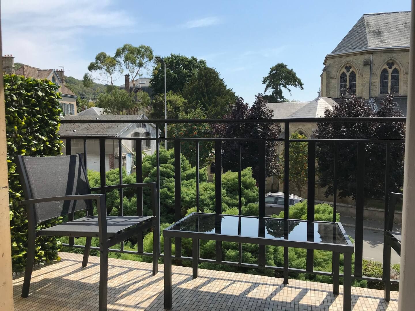 terrasse balcon du gite