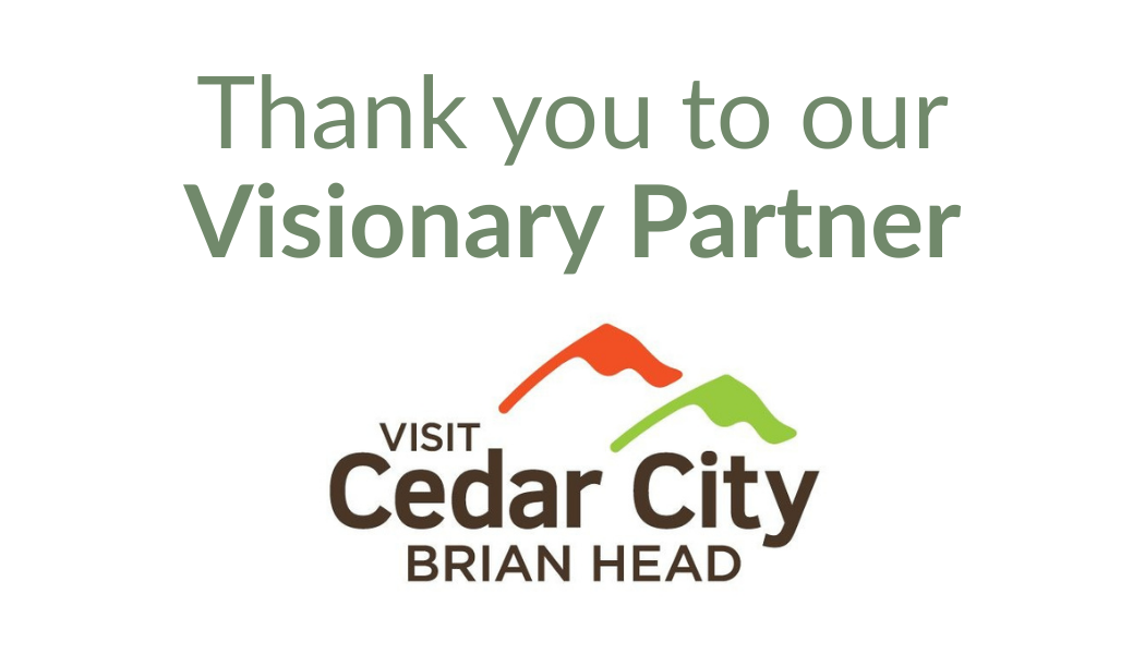 Thank you to Visionary Partner Visit Cedar City Brian Head