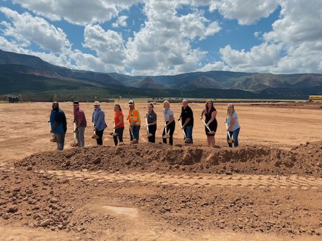 photo of housing development groundbreaking