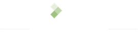 Green diamond-shaped logo made of four translucent squares on a white background