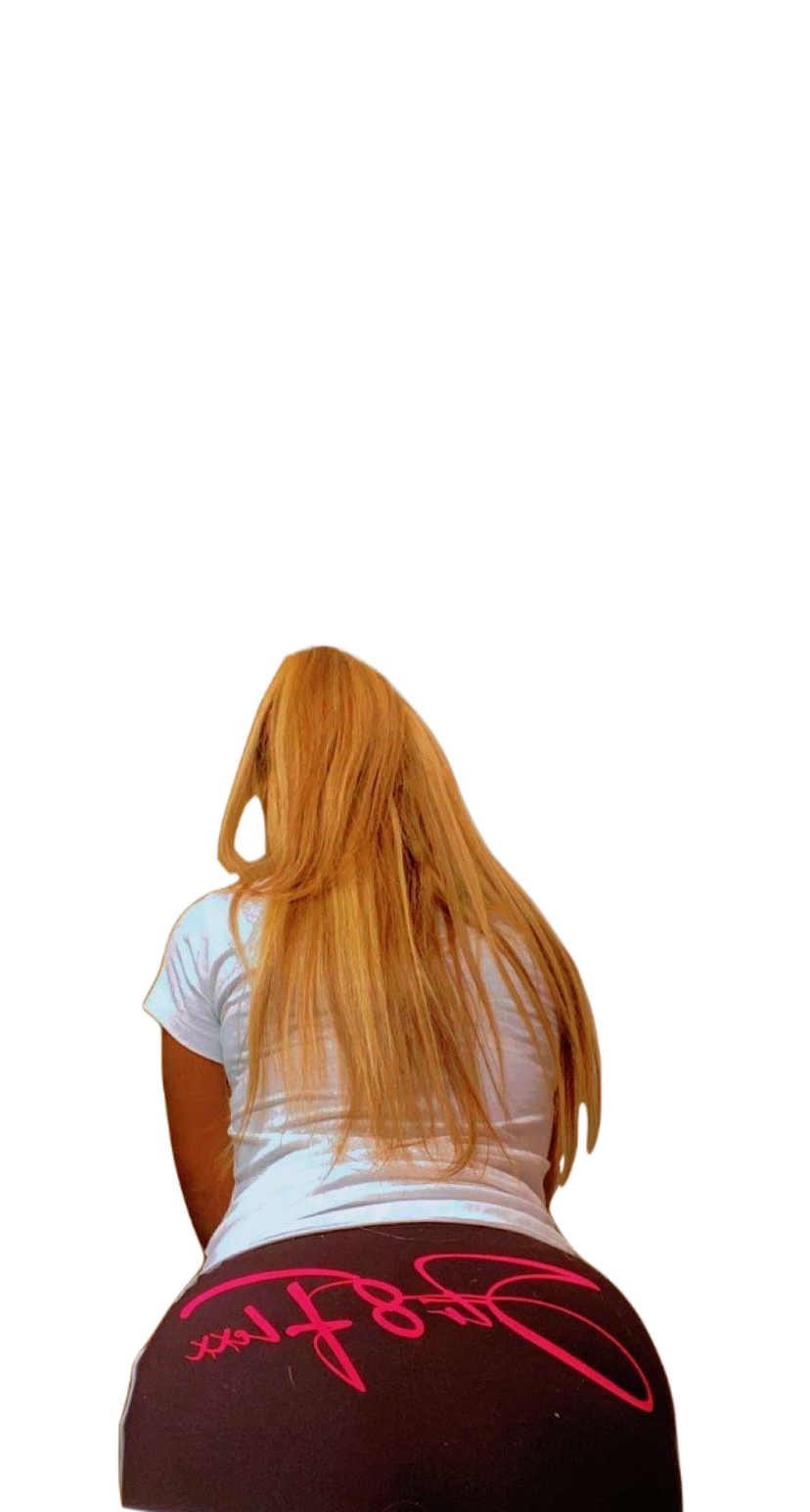 A woman in a white shirt and red shorts is kneeling down.