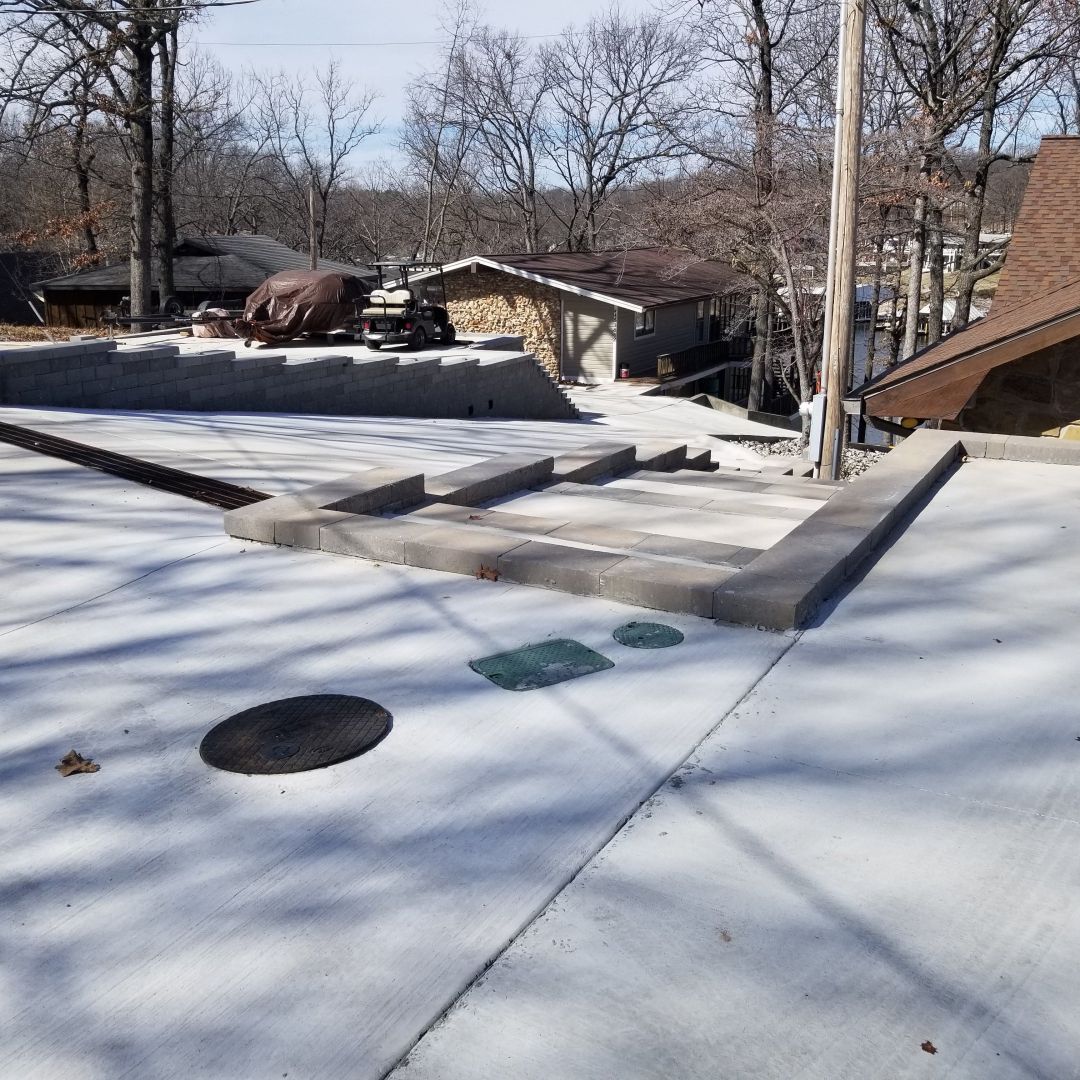 parking and integrated drain systems