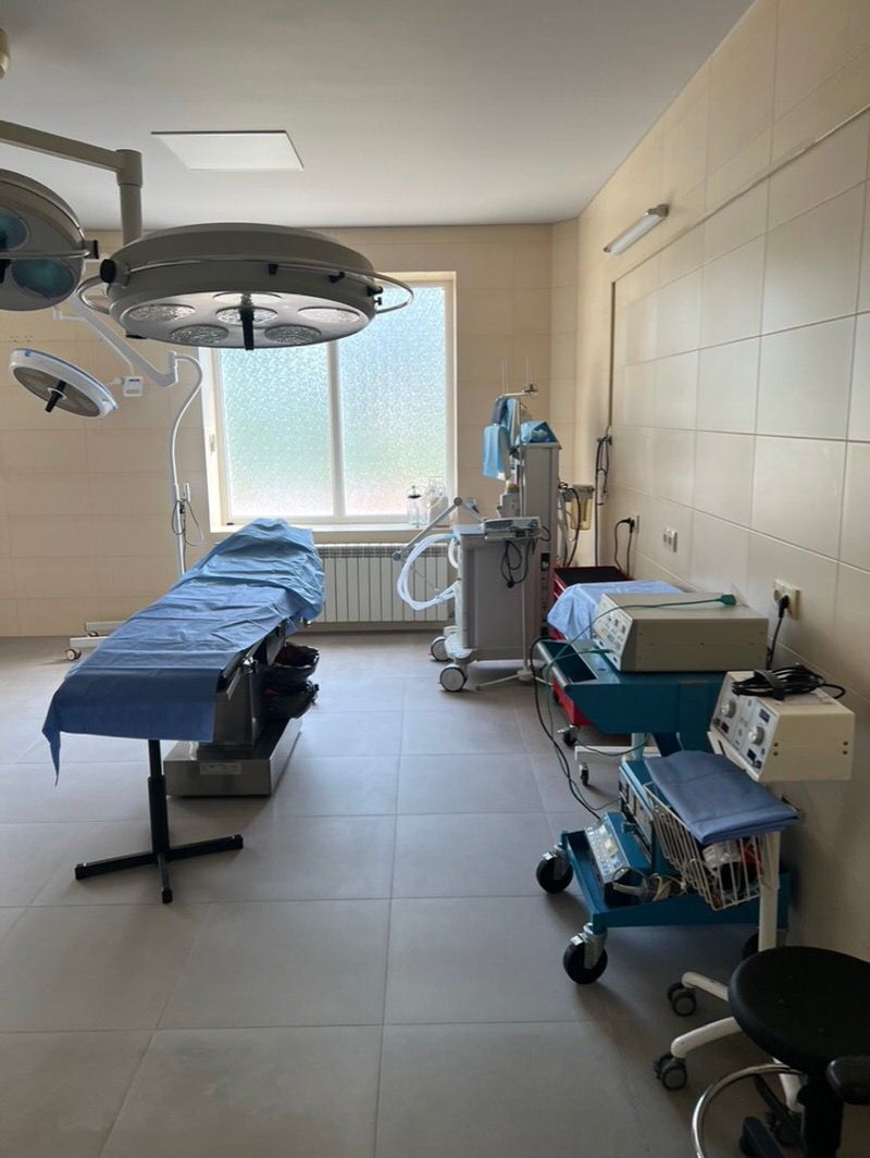 Operationssaal im 8th Lviv Hospital.
