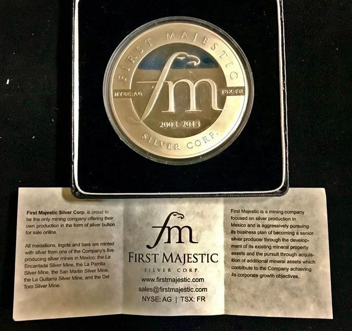 First Majestic coin