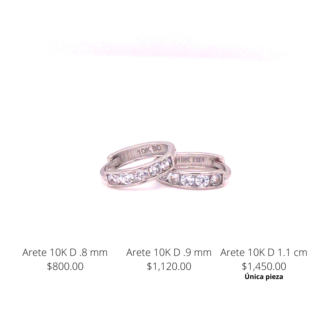 Aretes de Oro de 10K