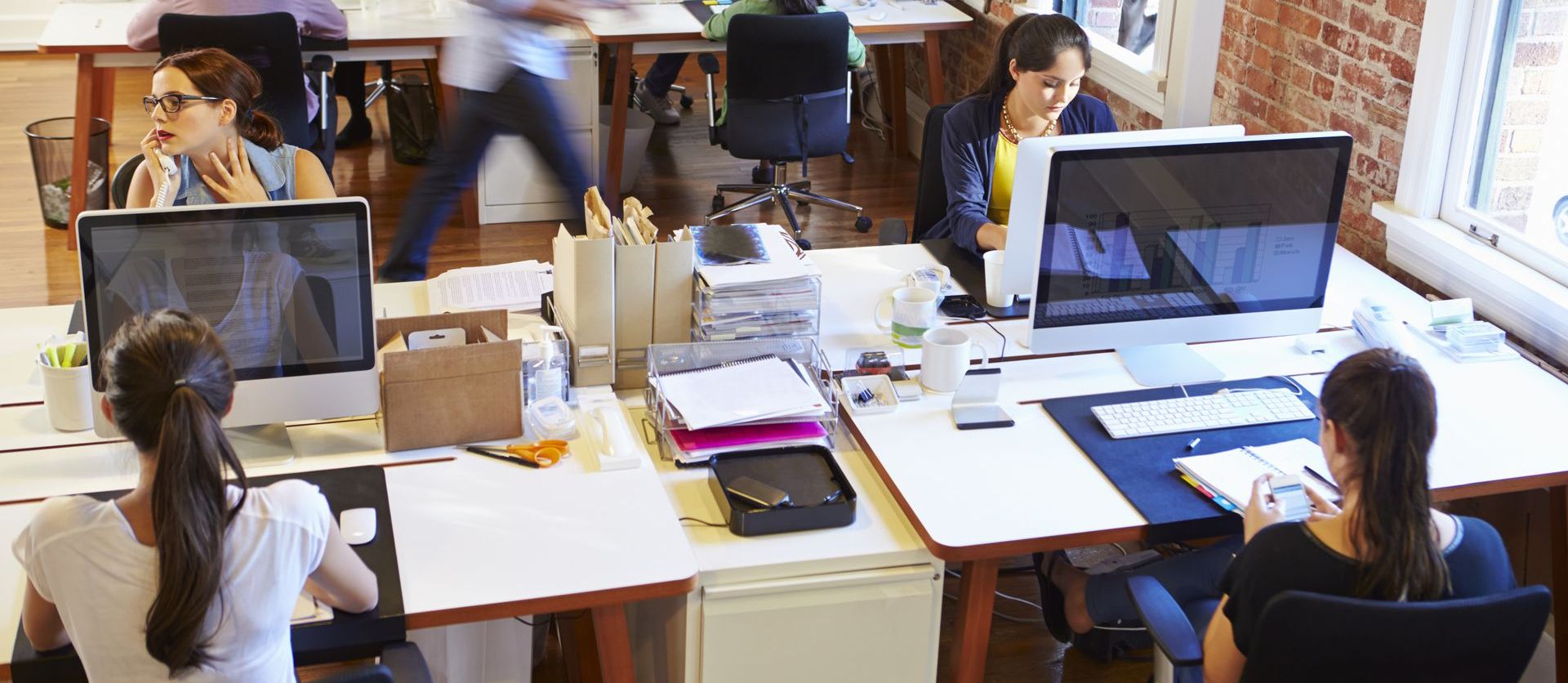 busy office
