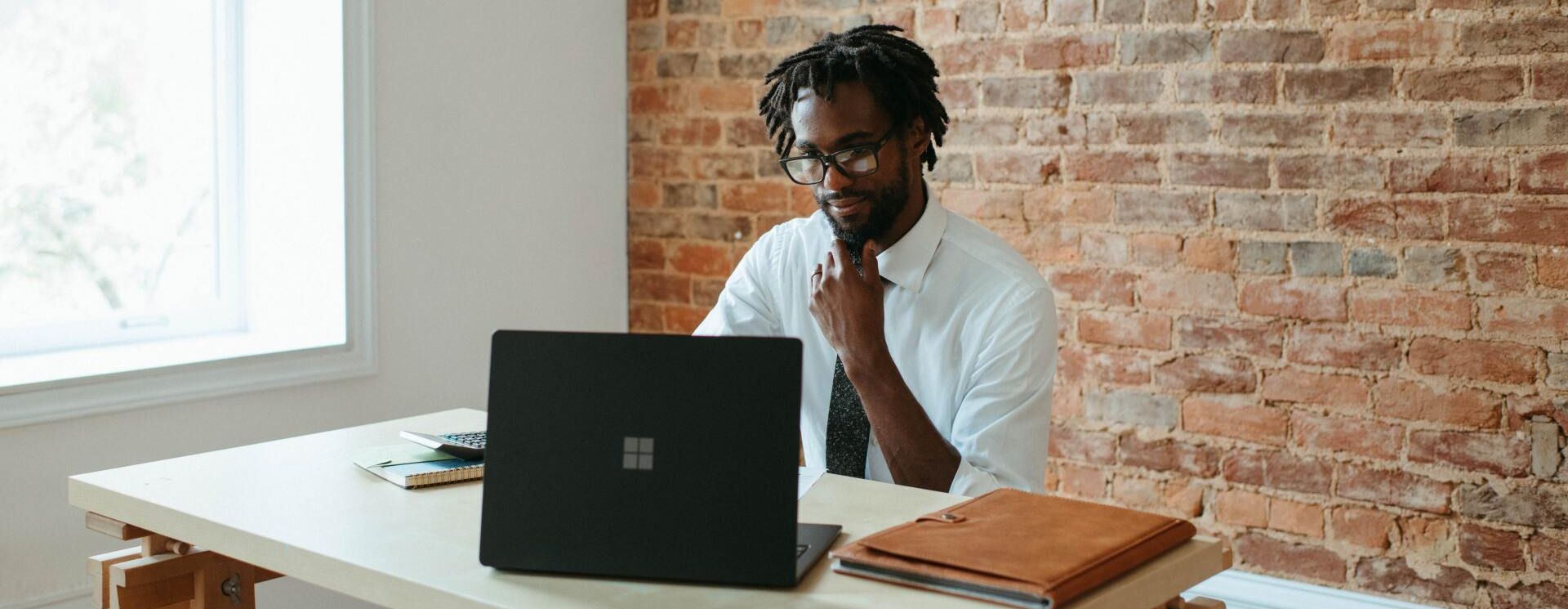 man on laptop