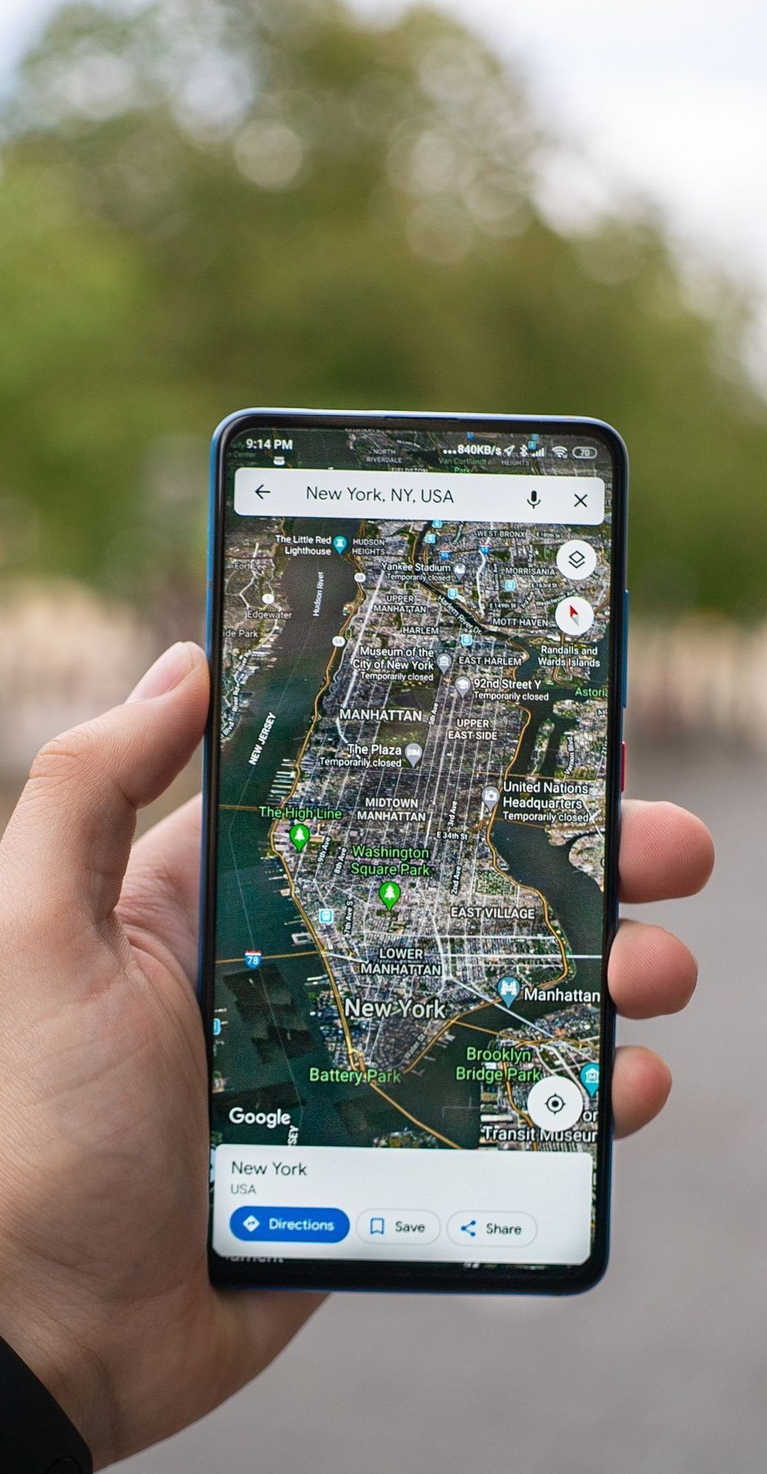 map on phone