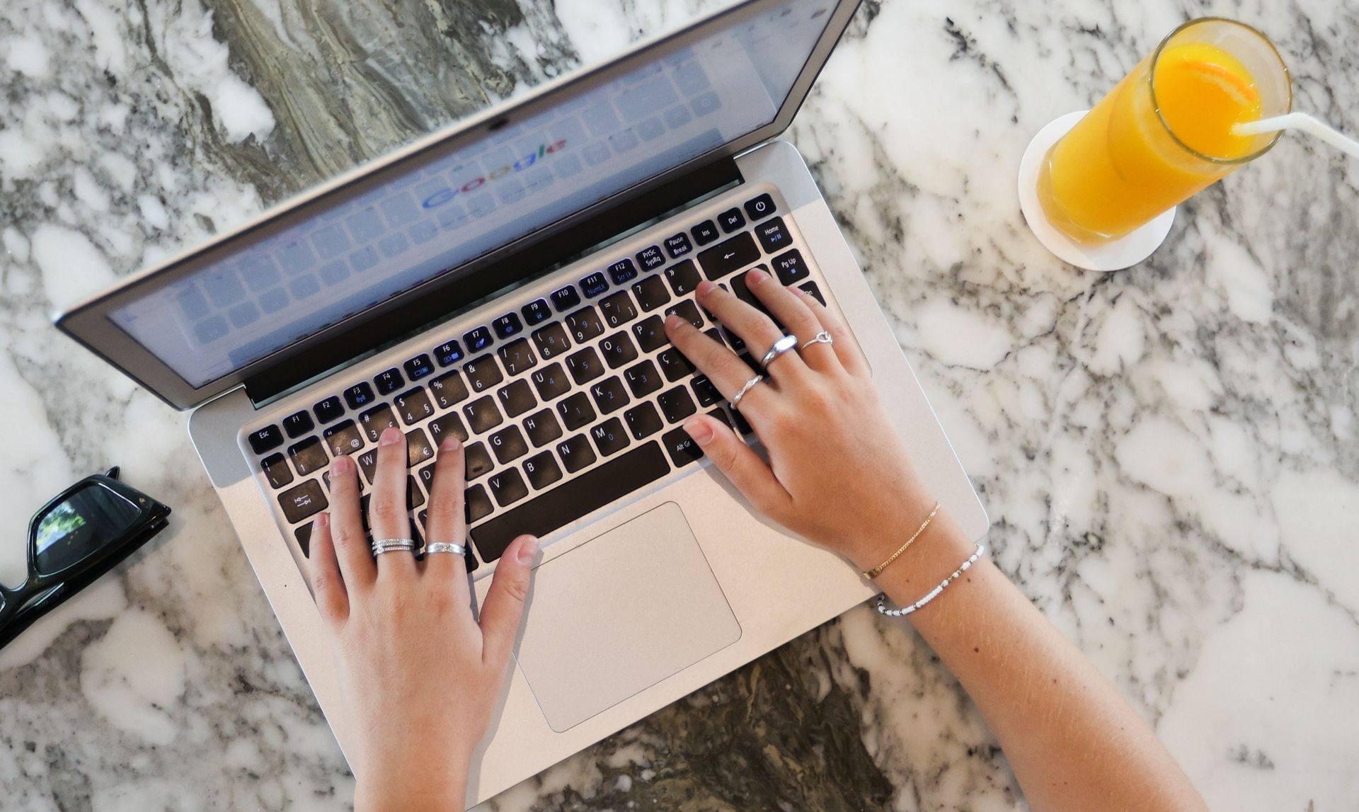 woman on laptop