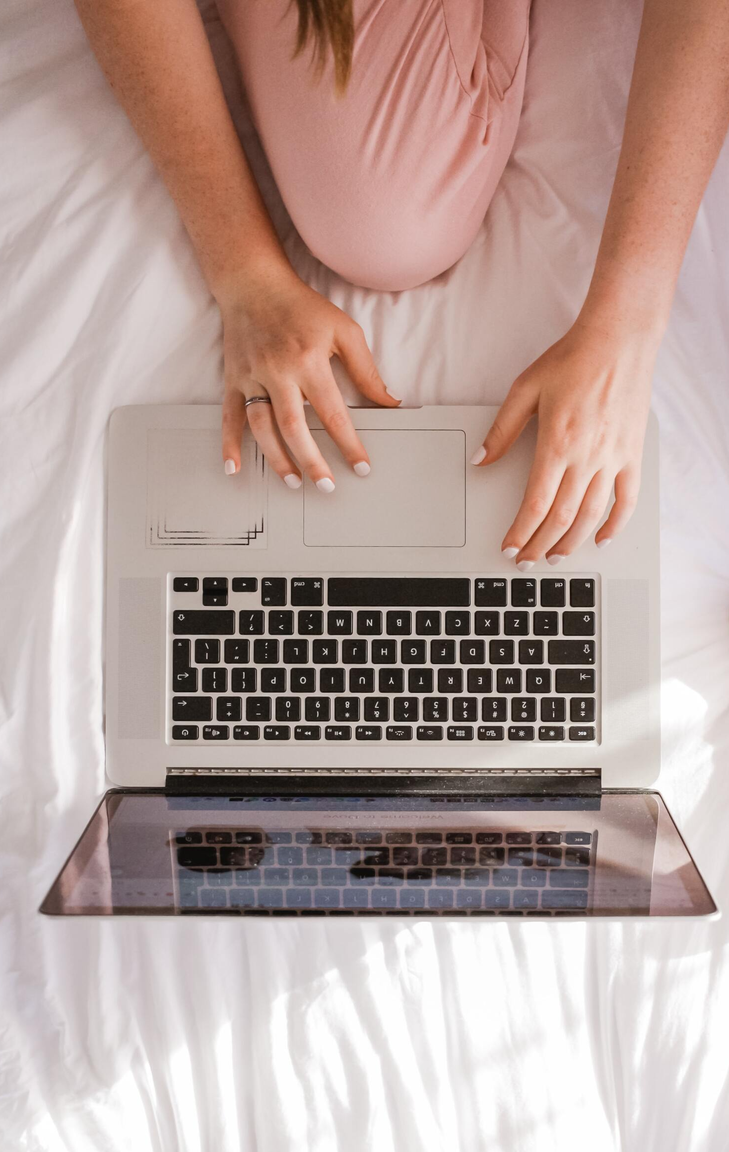 woman on laptop