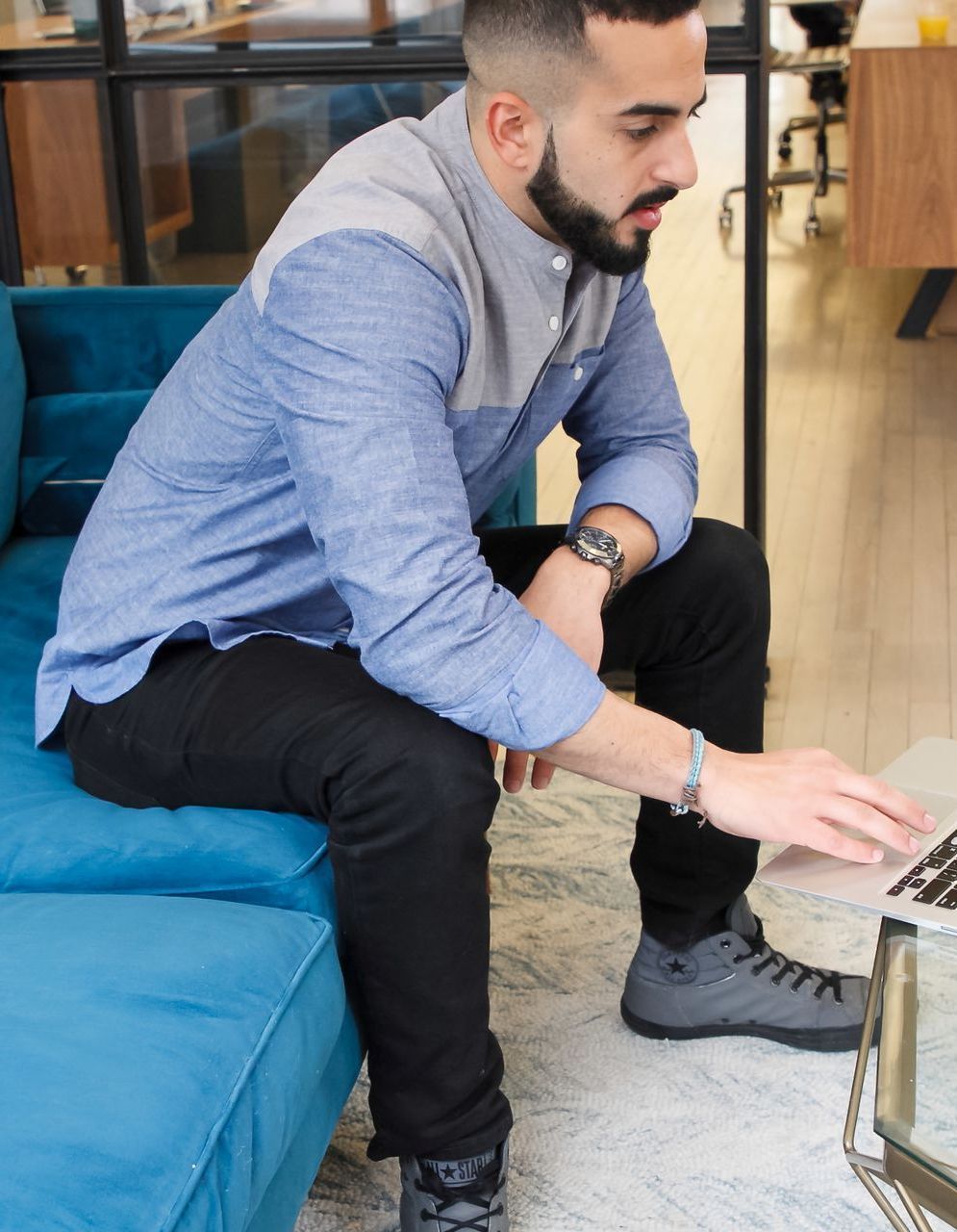 man on laptop