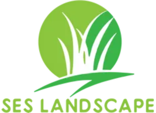 SES Landscape logo with green grass and text on a white background
