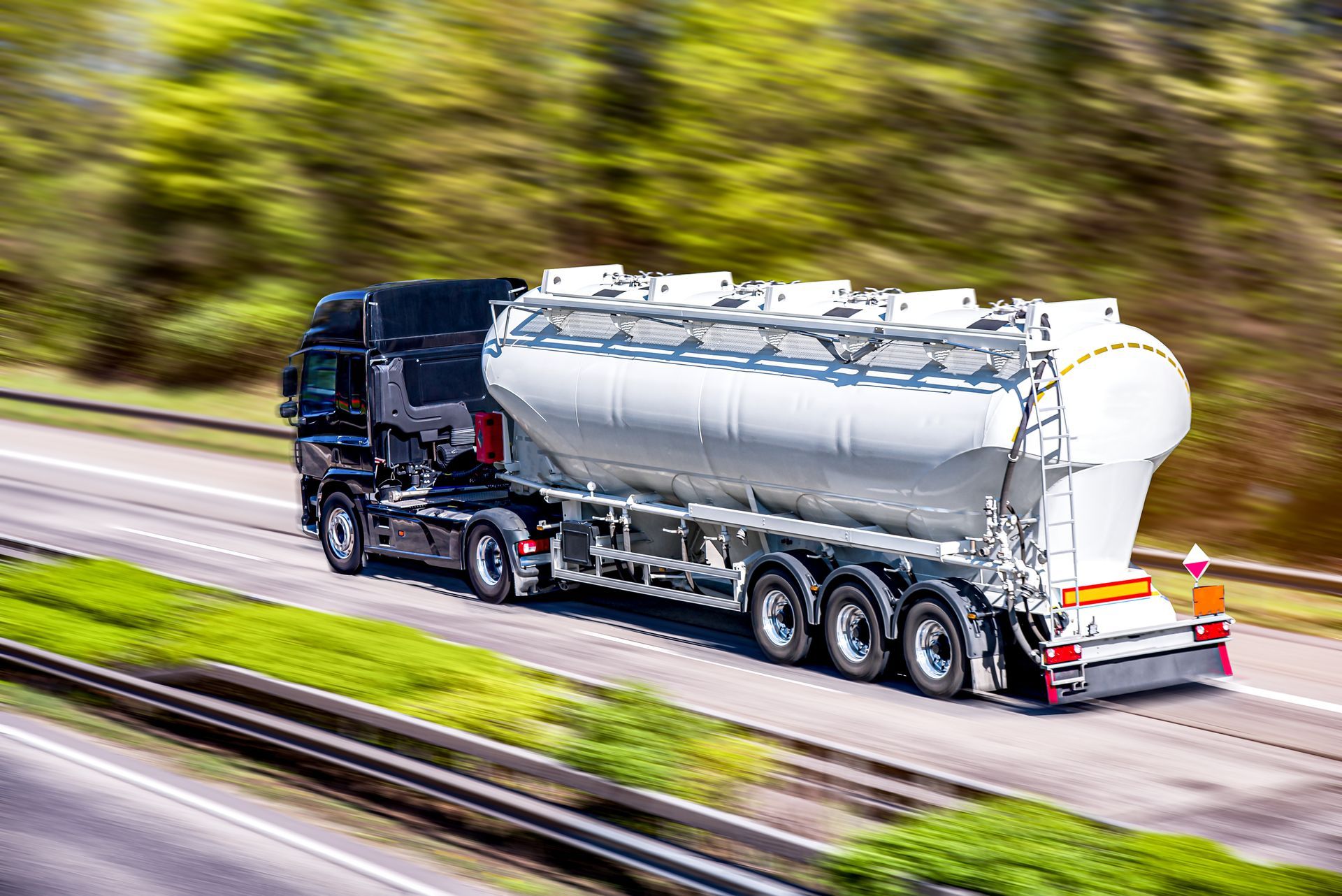 A tanker truck
