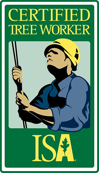 A sign that says certified tree worker isa