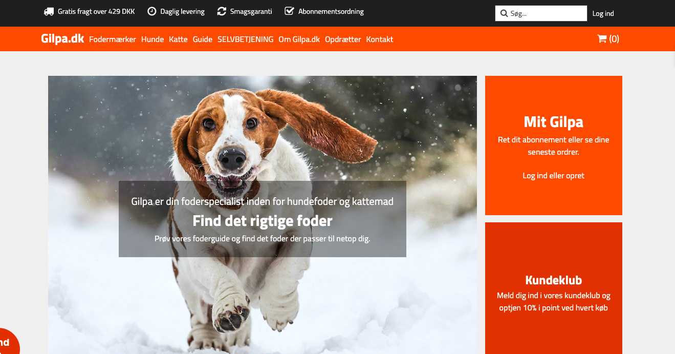 Forsiden på Gilpa