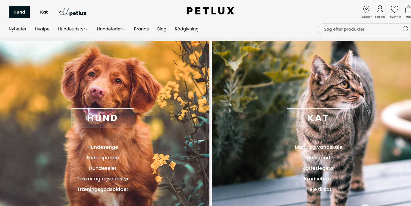 Forsiden af Petlux